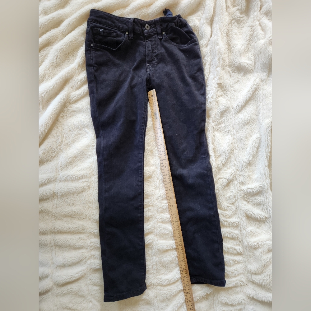 Black FOX T-REX skinny Fit Black Denim Jeans Size 26